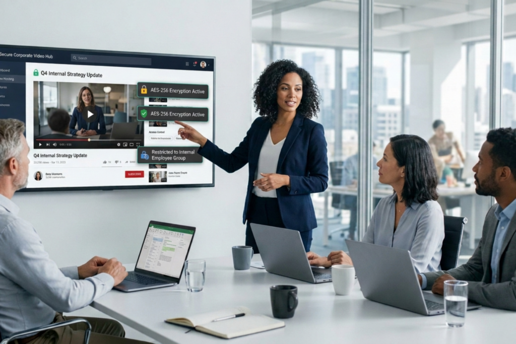 Secure video hosting platforms for business