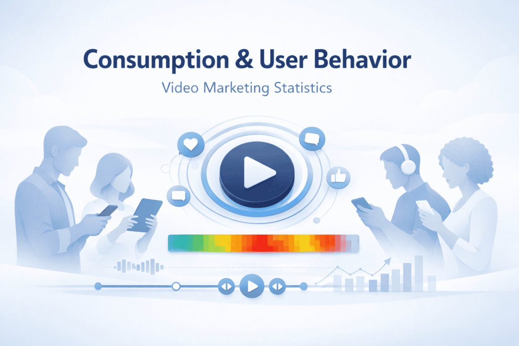 video consumption and user behavior statistics